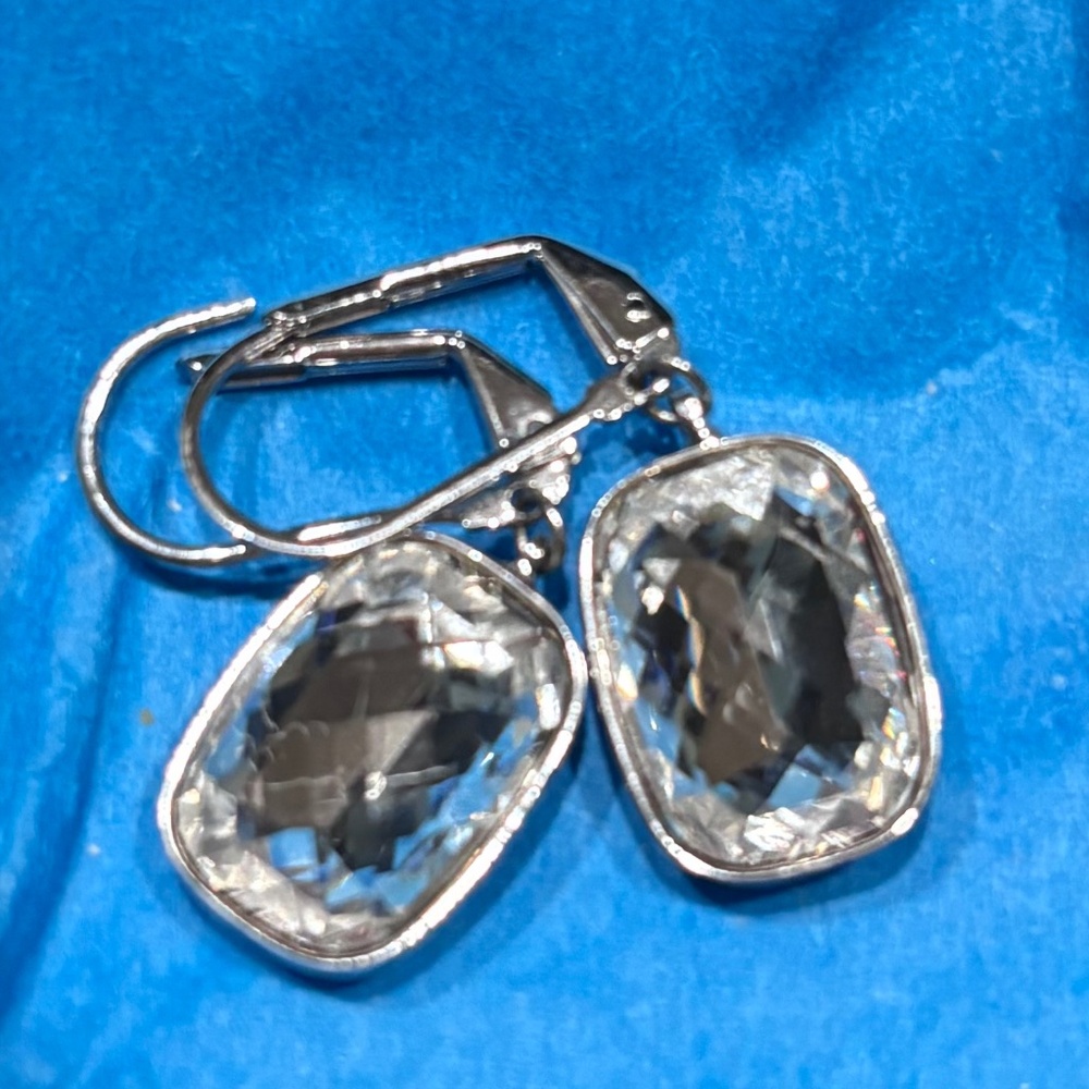 Cubic Zirconia Drop Earrings